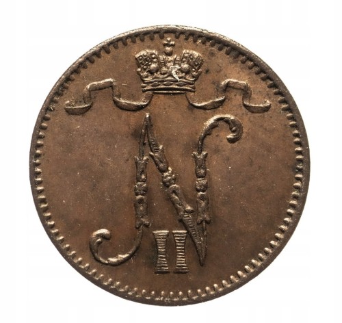 Finlandia, Mikołaj II (1895-1917), 1 penni 1900