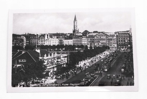STARA POCZTÓWKA - NIEMCY, HAMBURG, PANORAMA