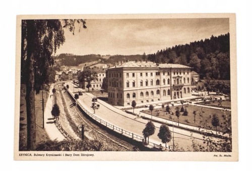 KRYNICA - BULWARY KRYNICZANKI, STARY DOM ZDROJOWY II RP