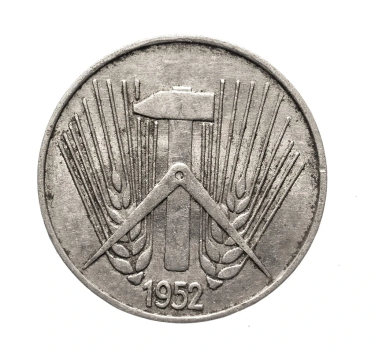 Niemcy, DDR 5 fenigów, 1952 A , Berlin st.3