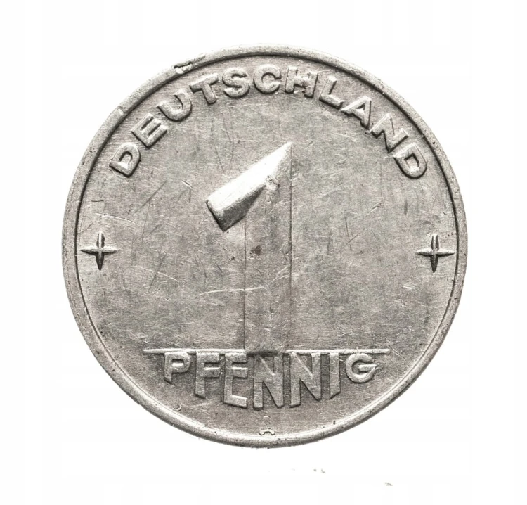 Niemcy, DDR 1 fenig, 1952 A , Berlin st.2-