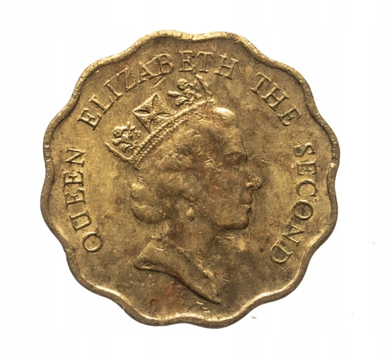 HONG-KONG 5 CENTÓW 1990 ROK st.3+