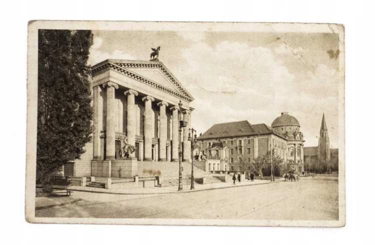 POZNAŃ - TEATR, URZĄD OSADNICZY, UL. FREDRY 1931