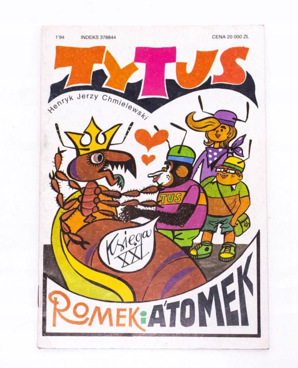 STARY KOMIKS TYTUS, ROMEK I ATOMEK - KSIĘGA XXI 1994