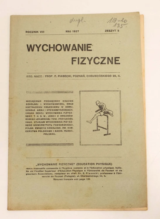 STARA KSIĄŻKA WYCHOWANIE FIZYCZNE 1927