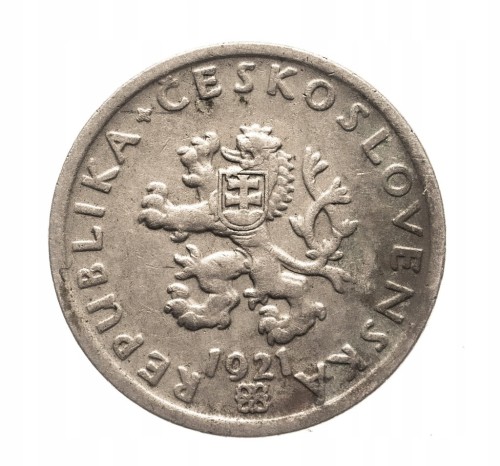 CZECHOSŁOWACJA 20 HALERZY 1921 ROK st.3