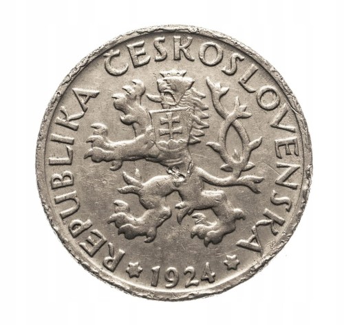 Czechosłowacja, 1 korona 1924 rok st.3