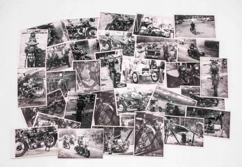 ZESTAW STARYCH FOTOGRAFII - ZLOT / RAJD MOTOCYKLOWY PRL
