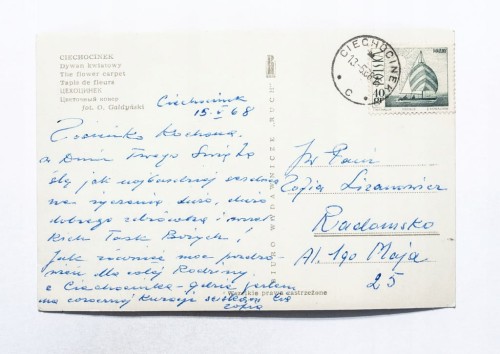 CIECHOCINEK - DYWAN KWIATOWY 1968