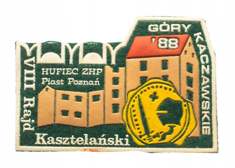 NASZYWKA HARCERSKA - HUFIEC ZHP PIAST POZNAŃ, RAJD KASZTELAŃSKI 1988
