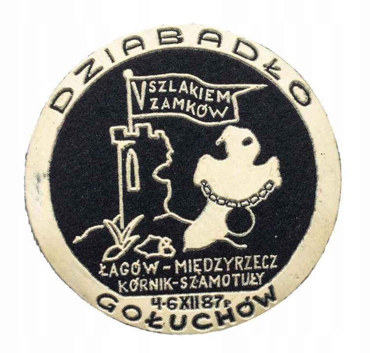 NASZYWKA V SZLAKIEM ZAMKÓW DZIABADŁO, GOŁUCHÓW 1987