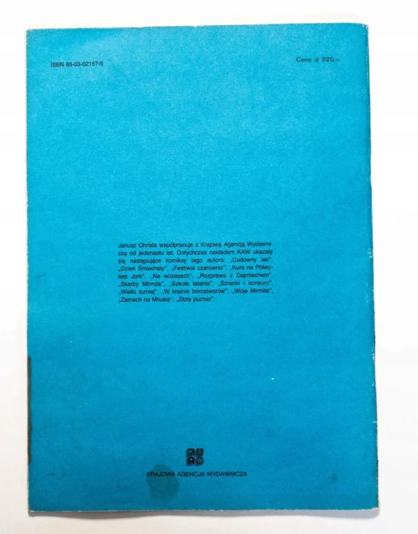 KOMIKS TAJEMNICZY REJS 1988