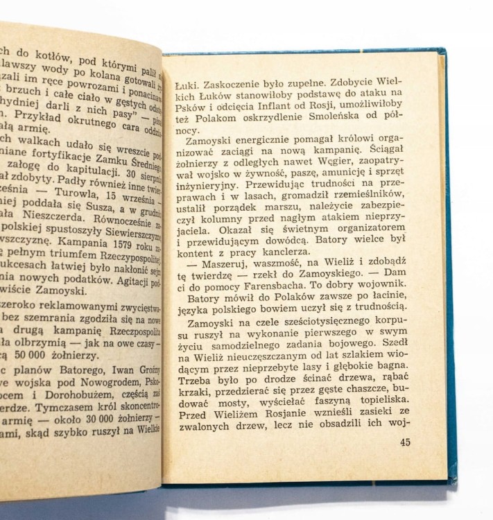 STARA KSIĄŻKA HETMAN JAN ZAMOYSKI 1971