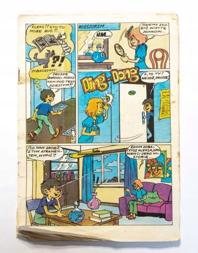 KOMIKS PRZYGODY JONKI, JANKA I KLEKSA