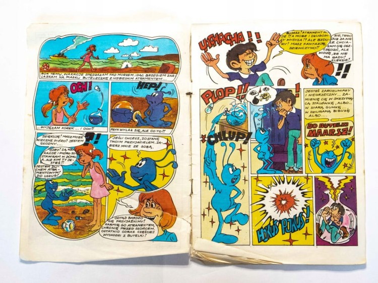 KOMIKS PRZYGODY JONKI, JANKA I KLEKSA