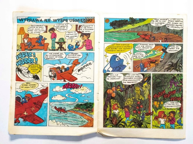 KOMIKS PRZYGODY JONKI, JANKA I KLEKSA