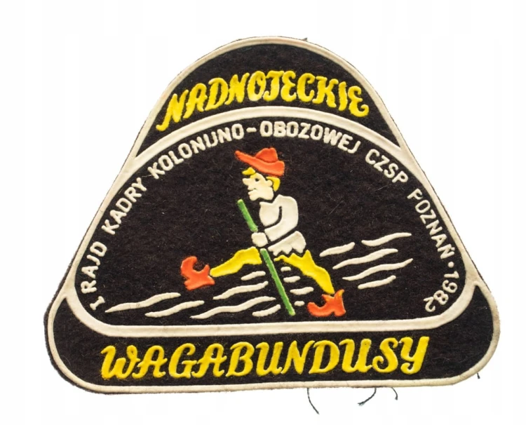 NASZYWKA HARCERSKA - RAJD KADRY OBOZOWEJ CZSP POZNAŃ, WAGABUNDUSY 1982