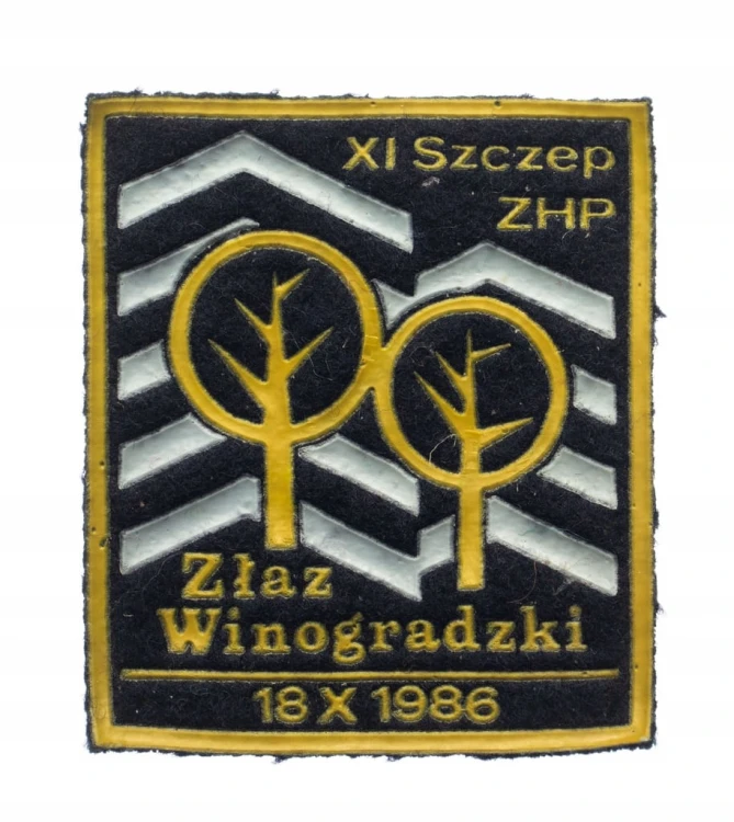 NASZYWKA HARCERSKA - ZŁAZ WINOGRADZKI, XI SZCZEP ZHP POZNAŃ 1986
