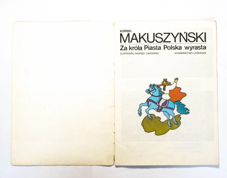 KOMIKS ZA KRÓLA PIASTA POLSKA WYRASTA 1985