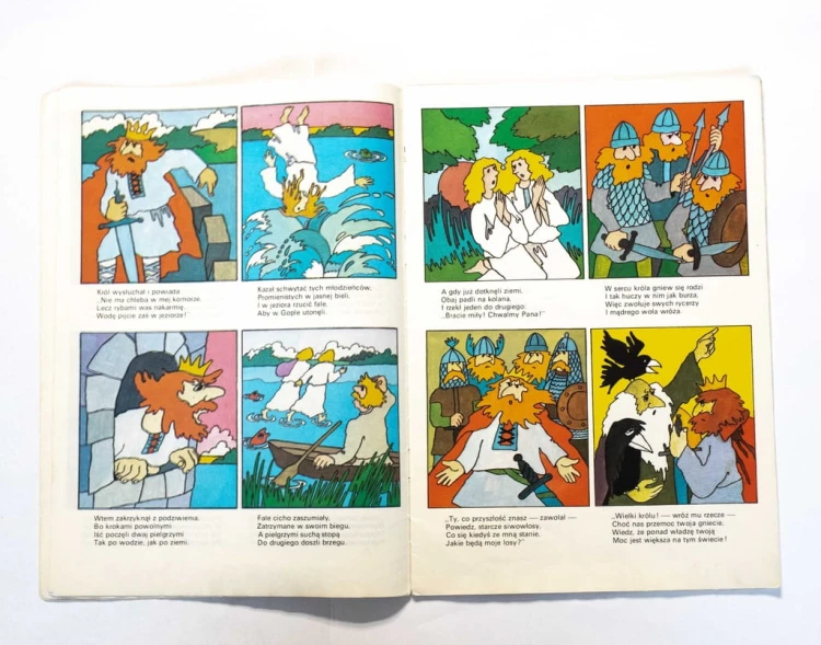 KOMIKS ZA KRÓLA PIASTA POLSKA WYRASTA 1985