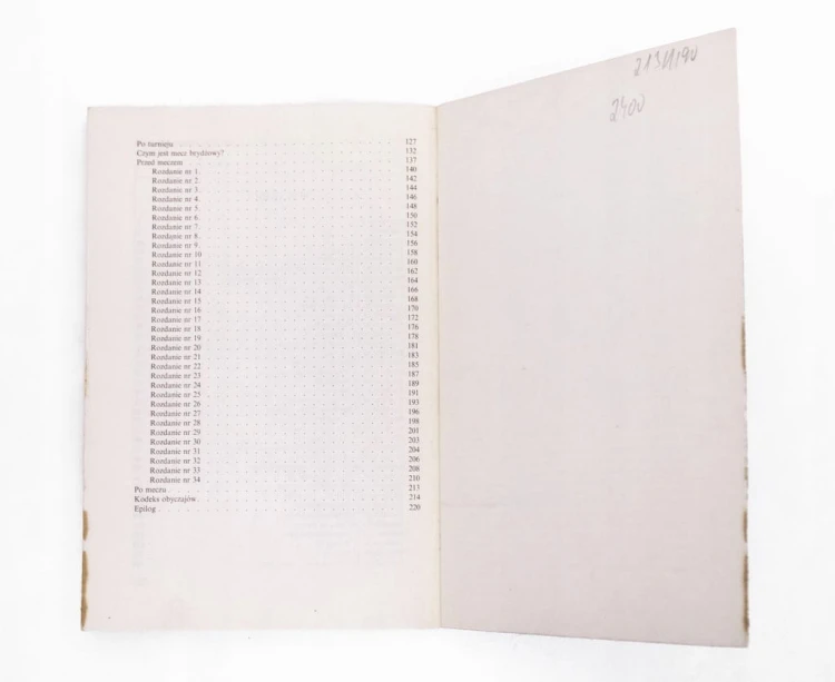 STARA KSIĄŻKA BRYDŻ SPORTOWY 1986