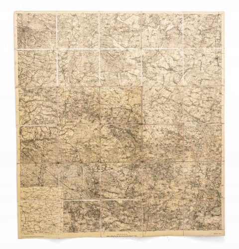 STARA MAPA - ZIELONA GÓRA, LESZNO, GŁOGÓW, POLKOWICE, LUBIN 1910