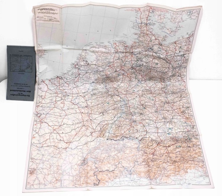 ZESTAW 2 STARYCH MAPA - NIEMCY 1941