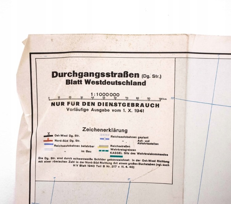 ZESTAW 2 STARYCH MAPA - NIEMCY 1941