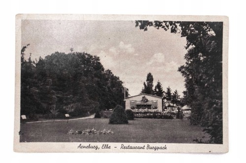 STARA POCZTÓWKA - NIEMCY, ERNEBURG, RESTAURACJA