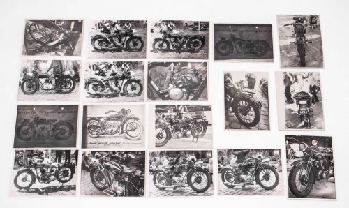 ZESTAW STARYCH FOTOGRAFII - ZLOT / RAJD MOTOCYKLOWY PRL