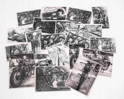 ZESTAW STARYCH FOTOGRAFII - ZLOT / RAJD MOTOCYKLOWY PRL