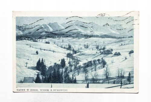 TATRY - ZIMA, WIDOK Z BUKOWINY II RP