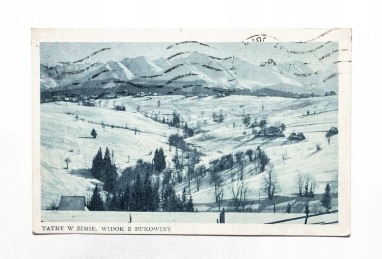 TATRY - ZIMA, WIDOK Z BUKOWINY II RP