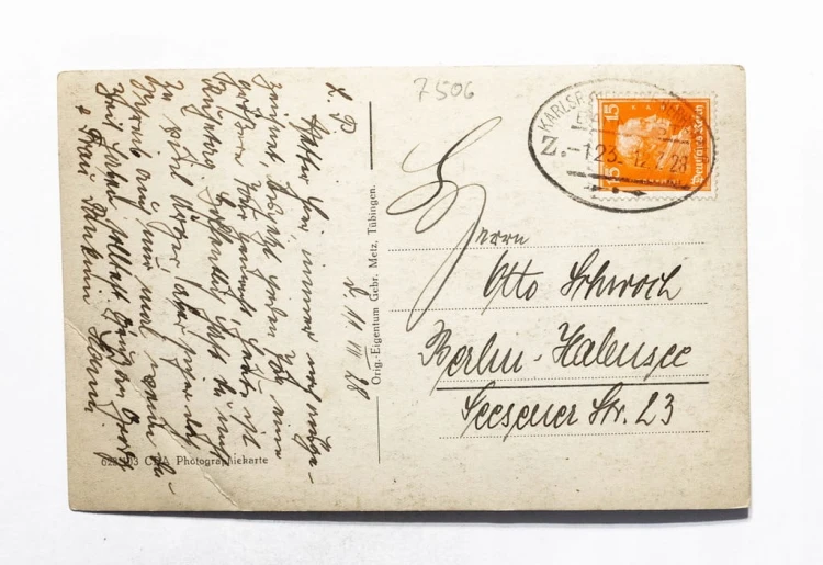 STARA POCZTÓWKA - NIEMCY, HERRENALB 1928