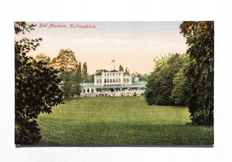STARA POCZTÓWKA - NIEMCY, BAD NAUHEIM, DOM ZDROJOWY