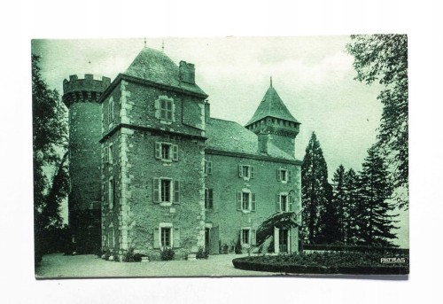 STARA POCZTÓWKA - FRANCJA, LA ROCHE SUR FORON 1950