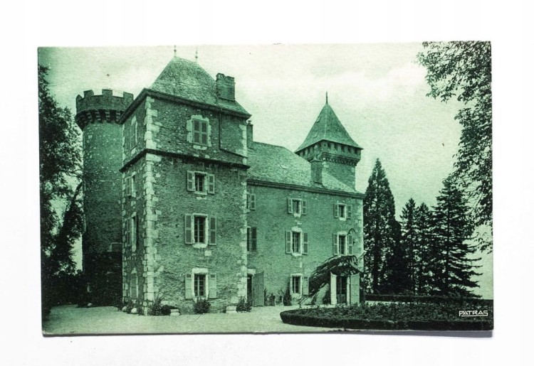 STARA POCZTÓWKA - FRANCJA, LA ROCHE SUR FORON 1950