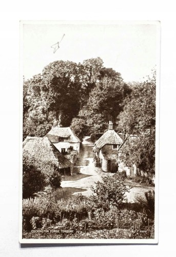 STARA POCZTÓWKA - WIELKA BRYTANIA, WIOSKA COCKINGTON FORGE, TORQUAY