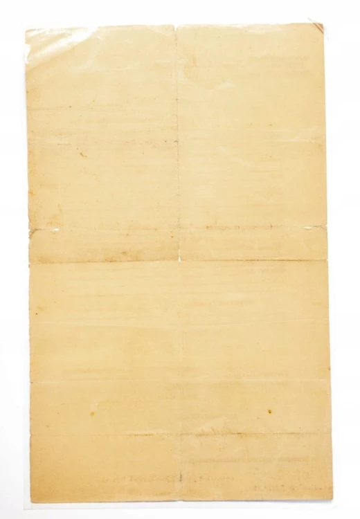 STARY DOKUMENT NIEMIECKI - METRYKA, KOŚCIAN / LUBIN 1939