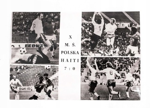 POCZTÓWKA X MISTRZOSTWA ŚWIATA W PIŁCE NOŻNEJ 1974, POLSKA - HAITI
