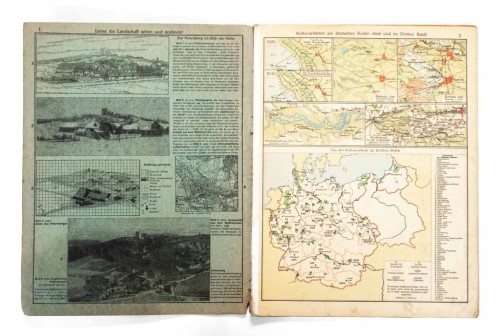 STARY NIEMIECKI ATLAS ŚWIATA 1940