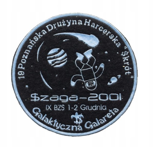 NASZYWKA HARCERSKA - 19 POZNAŃSKA DRUŻYNA SKRÓT, GALAKTYCZNA GALERIA 2001