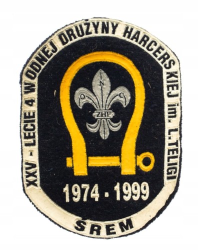 NASZYWKA HARCERSKA - 4 WODNA DRUŻYNA HARCERSKA L. TELIGI, ŚREM 1991