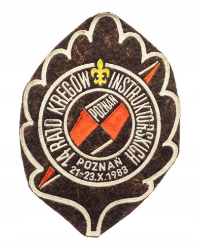 NASZYWKA HARCERSKA - RAJD KRĘGÓW INSTRUKTORSKICH POZNAŃ 1983