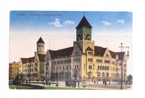 POZNAŃ - DYREKCJA POCZTY, ŚW. MARCIN, FELDPOST 1915
