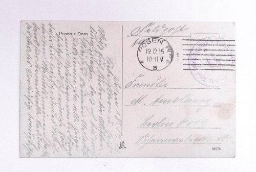 POZNAŃ - KATEDRA 1916