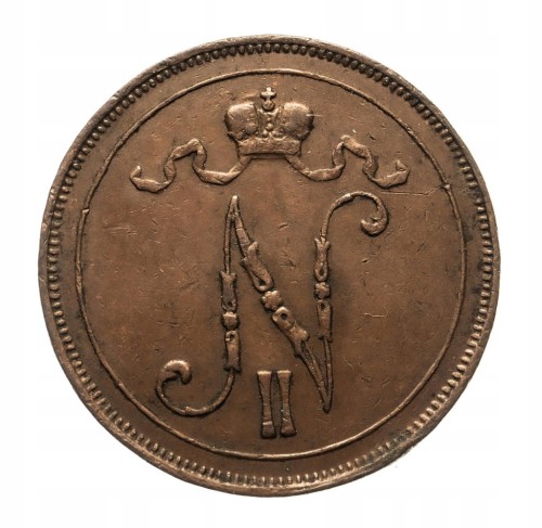 Finlandia, Mikołaj II (1895-1917), 10 pennia 1911