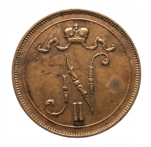 Finlandia, Mikołaj II (1895-1917), 10 pennia 1914