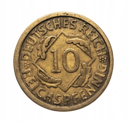 Niemcy, Republika Weimarska (1918-1933), 10 Reichspfennig 1926 A, Berlin