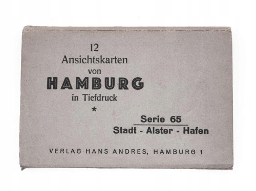 ZESTAW STARYCH POCZTÓWEK - NIEMCY, HAMBURG